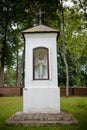 Statue of a Saint in the churchyard of St. JosephÃ¢â¬â¢s Church in